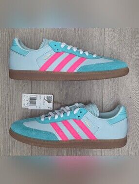 Adidas X Lionel Messi Samba Shoes Inter Miami Mint Pink KI8505 Mens 9.5/10.5 NWT